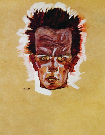 Kopf von Egon Schiele