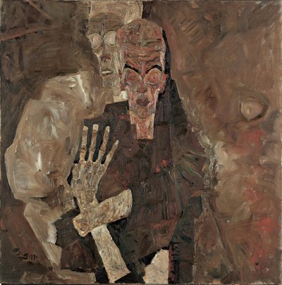 „Selbstseher“ II („Tod und Mann“) von Egon Schiele