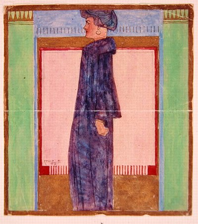 Stehende Frau von Egon Schiele
