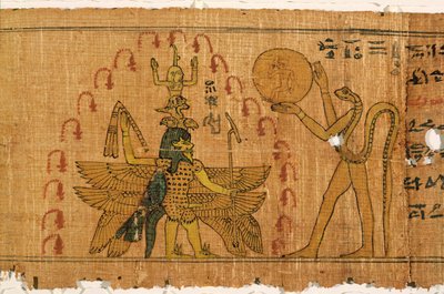 Magischer Papyrus, Spätzeit, Ptolemäische Periode (332-30 v. Chr.) von Egyptian