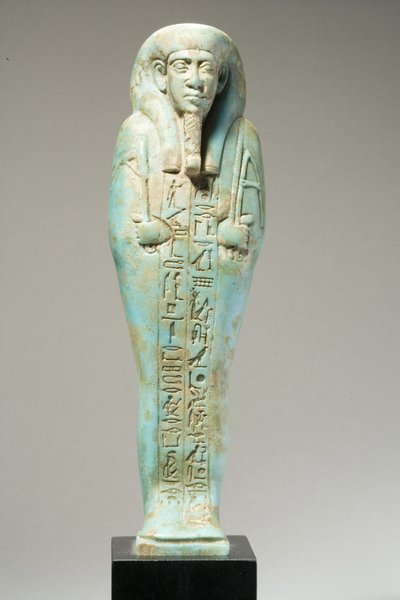 Ushabti-Figur für Hor-Khebi, Spätzeit, späte 25.-frühe 26. Dynastie, ca. 700-600 v. Chr. von Egyptian