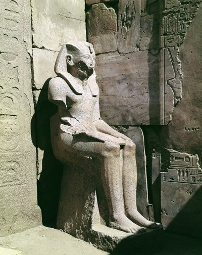 Statue von Thutmosis III (ca. 1490-39 v. Chr.) Neues Reich von Egyptian 18th Dynasty