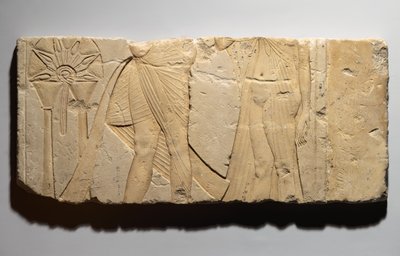 Relief, das eine Opferszene darstellt, aus Tell el-Amarna, Neues Reich, ca. 1353-1336 v. Chr. von Egyptian 19th Dynasty