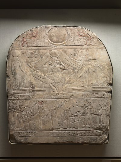 Stele des Hohepriesters von Ptah, Shedsunefertem, 945-924 v. Chr. von Egyptian 22nd Dynasty
