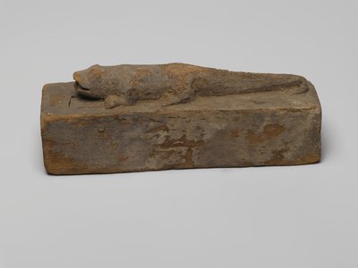 Kleiner Sarg für ein Krokodil, 664-332 v. Chr. von Egyptian School