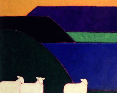 Fjord Snaefellness, 1999 von Eithne Contemporary Artist Donne
