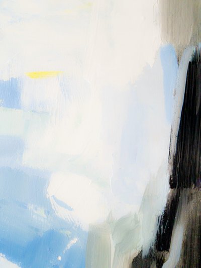 Sanfte Blaue Striche von Ejaaz Haniff