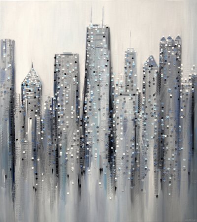 Funkelnde Stadtlandschaft von Ekaterina Ermilkina