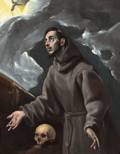 Der heilige Franziskus empfängt die Stigmata von El Greco