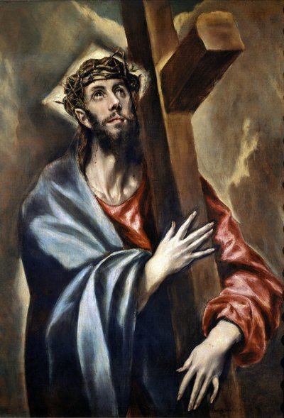 Der Weg nach Golgatha (Detail) von El Greco