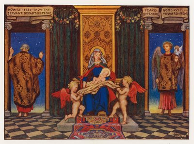 Weihnachtslieder: Frieden auf Erden von Eleanor Fortescue Brickdale