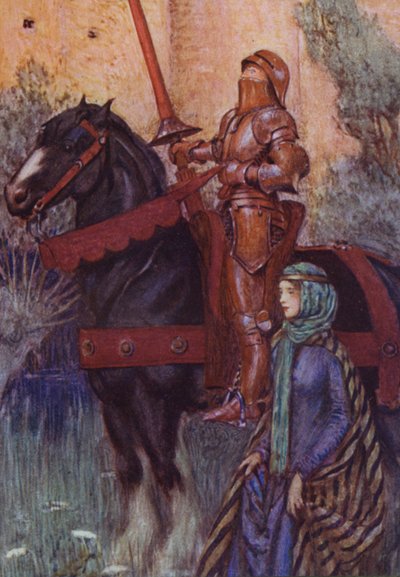 Illustration für Idylls Of The King von Alfred Lord Tennyson von Eleanor Fortescue Brickdale