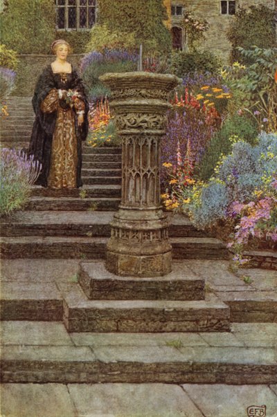 Wie jene Gartenglanz, die hier sind, die blumig-süßen Ähnlichkeiten von dir von Eleanor Fortescue Brickdale