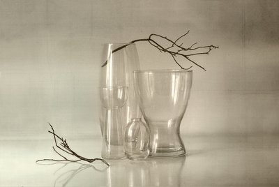 Serenes Glas-Stillleben von Elena Arjona