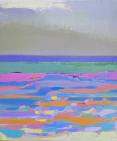 Lebendiger abstrakter Horizont von Elena Shraibman