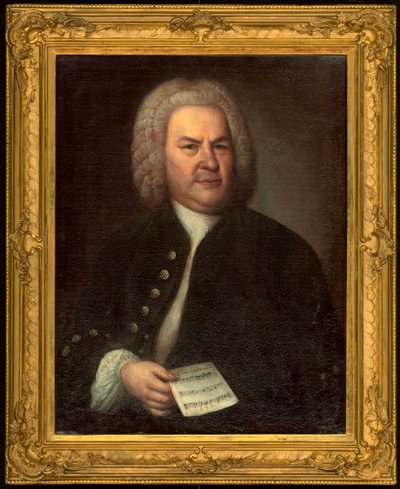 Porträt von Johann Sebastian Bach von Elias Gottleib Haussmann