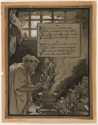 (Illustration für Rubáiyát von Omar Khayyám) Die vergebliche Jagd von Elihu Vedder