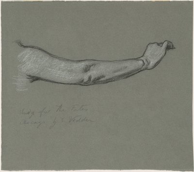 Studie für "Die Schicksale sammeln die Sterne" von Elihu Vedder