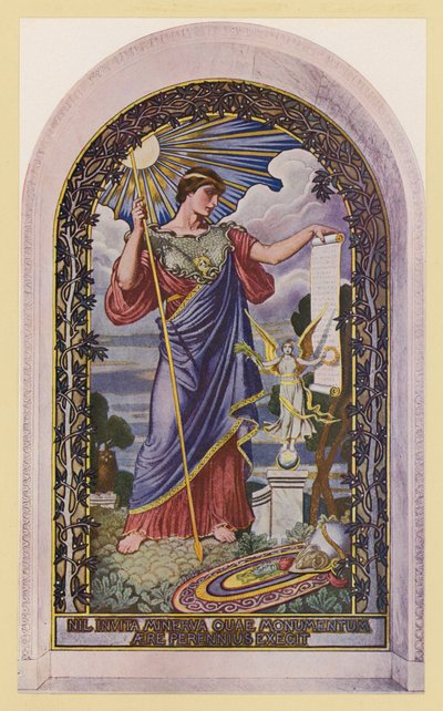 Die Minerva des Friedens von Elihu Vedder