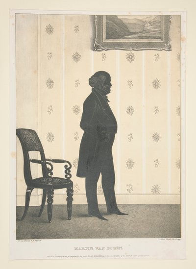 Martin Van Buren, aus einer Serie von 27 Porträts von Elijah C. Kellogg