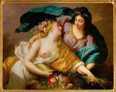 Der Frieden bringt den Überfluss von Elisabeth Louise Vigee-Lebrun