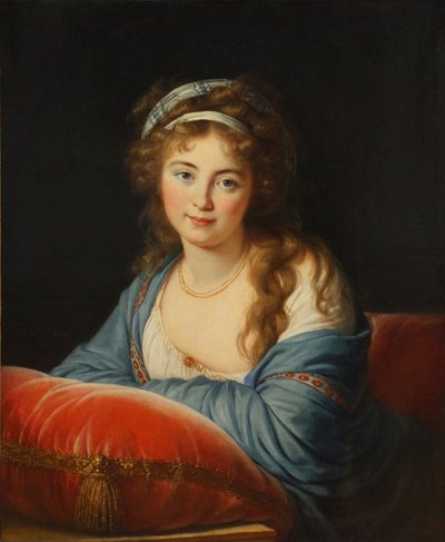 Porträt der Gräfin Jekaterina Skavronskaya, geb. von Engelhardt 1761-1829, 1796 von Elisabeth Louise Vigee Lebrun