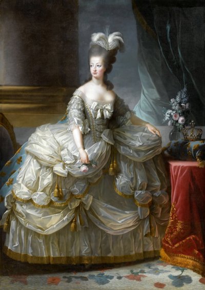 Porträt von Königin Marie Antoinette von Frankreich 1755-1793 von Elisabeth Louise Vigee Lebrun