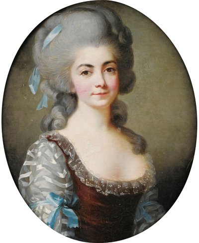 Porträt der Opernsängerin Antoinette Saint-Huberty 1756-1812, ca. 1780 von Elisabeth Louise Vigee Lebrun