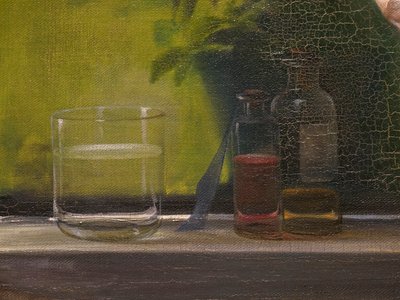 Ein verwundeter dänischer Soldat (Detail) von Elisabeth Maria Anna Jerichau-Baumann