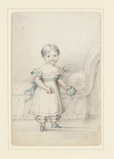 Prinzessin Victoria mit einem Ball, 1822 von Elizabeth Keith Heathcote