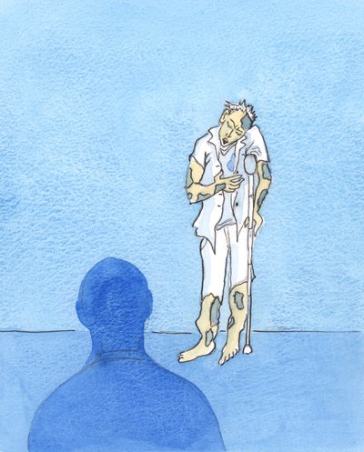 Eine sehr sündige Person ist in einem erbärmlichen Zustand, in Gottes Augen, und in den 