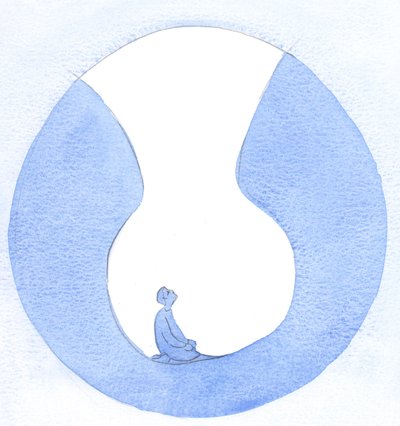 Während ich im Gebet knie, in all meiner Schwäche, wie ein Bettler in Lumpen vor Christus: Er liebt mich! Er liebt mich mit Wärme und Zuneigung! von Elizabeth Wang