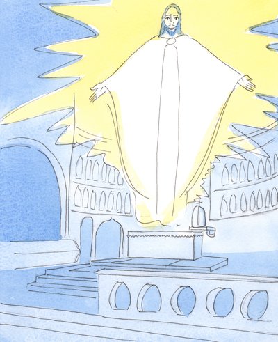 Am Ende der Zeit wird Christus, der in Herrlichkeit von den Toten auferstanden ist, alle Menschen richten von Elizabeth Wang
