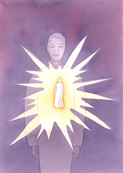 Durch den Heiligen Geist ist Christus in der Seele des getauften Menschen gegenwärtig, strahlt seine Liebe und Weisheit aus und erleuchtet die Seele mit göttlicher Freude und Güte von Elizabeth Wang