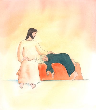 Christus ist seinen Freunden in jeder Situation nahe von Elizabeth Wang