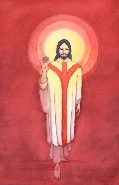 Christus ist in der Heiligen Kommunion substantiell und körperlich bei uns gegenwärtig, obwohl verborgen unter dem Anschein von Brot und Wein von Elizabeth Wang
