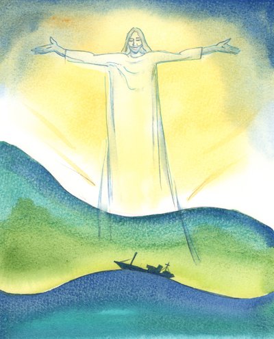 Christus, unser Gott, war bei der Schöpfung des Universums mit dem Vater und dem Heiligen Geist wirklich am Werk von Elizabeth Wang
