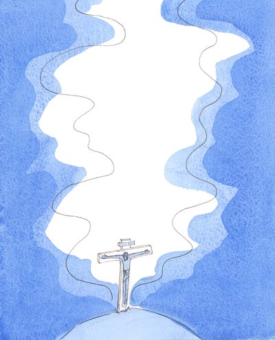 Das Opfer Christi auf Golgatha, das in der Messe auf sakramentale Weise neu dargebracht wird, ist das 
