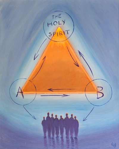 Gottes inneres Leben der Selbsthingabe spiegelt sich in denen wider, die Ihn lieben und die sich selbst in Liebe an andere wenden von Elizabeth Wang