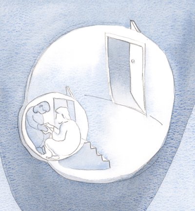 Er kletterte in den innersten Raum meines Herzens, um still in Gesellschaft zu sitzen und meine Hand zu halten. von Elizabeth Wang