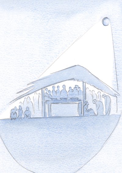 Ich muss diejenigen, die zu mir kommen, um Trost zu suchen, beschützen, auch wenn mein Herz wie eine Lehmhütte ist, noch kein Palast! von Elizabeth Wang