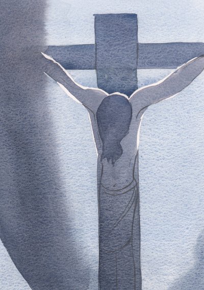Ich sah Jesus, gekreuzigt und blutig, mit gesenktem Kopf in Qualen. Dies ist, wohin die Liebe ihn brachte von Elizabeth Wang