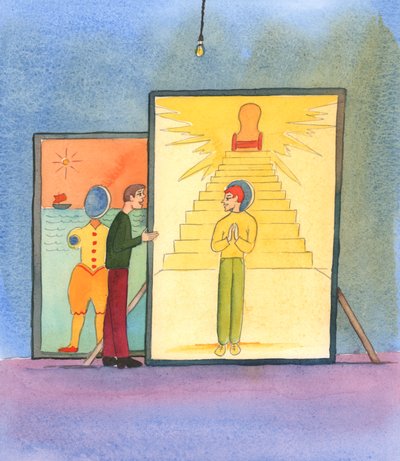 Wenn wir uns selbst helfen wollen, über unsere Bereitschaft für den Himmel nachzudenken, können wir tun, was Christus verlangt, und uns vorstellen, dass wir am Fuße der Stufen stehen, die zum Thron des Vaters im Himmel führen von Elizabeth Wang