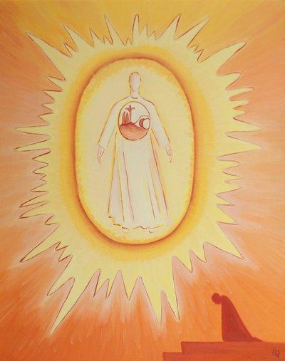Indem ich mich an den auferstandenen Christus wende, der beim Vater im Himmel ist, finde ich in Christus alle rettenden Ereignisse seines Lebens, die der Grund meiner Hoffnung sind von Elizabeth Wang