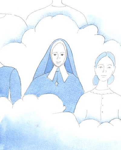 Der Herr zeigte mir die heilige Bernadette, die jetzt im Himmel mit den anderen Heiligen glückselig ist, nach ihrem kurzen und schmerzvollen Leben von Elizabeth Wang