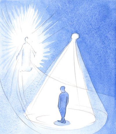 Der Heilige Geist ist wie eine Lampe, die über uns leuchtet, während wir unseren Weg zu Christus im Himmel machen von Elizabeth Wang