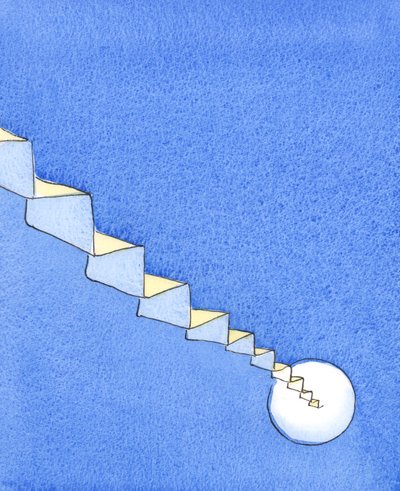 Wir ahmen Christus nach, der schmerzhaft eine Treppe zu Pilatus hinaufstieg, während wir eine heilige Treppe von der Erde zum Himmel hinaufsteigen und versuchen, durch Gottes Gnade bis zum Ende vertrauensvoll und treu zu bleiben von Elizabeth Wang