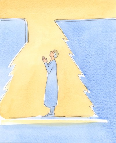 Wenn wir aufrichtig unsere Sünden und Schwächen bereuen, ist es, als ob sich eine Falltür über unserem Kopf öffnet und das Licht des Himmels hereinströmt, um uns Frieden, Licht und eine engere Verbindung mit Gott zu bringen von Elizabeth Wang