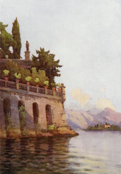 Eine Terrassenmauer, Lago Maggiore von Ella Du Cane