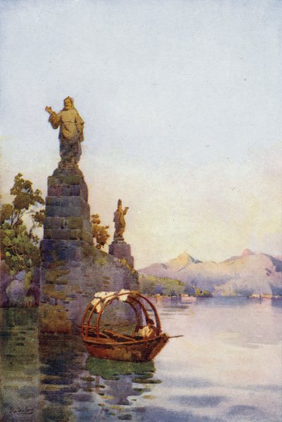 Eingang zur Villa Arconati, Lago di Como von Ella Du Cane